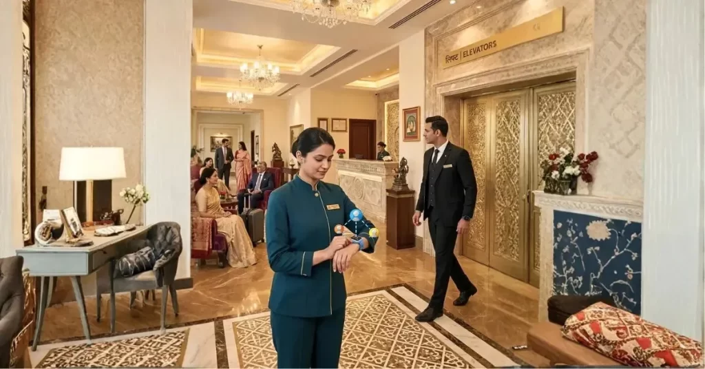 smart wearables for hotel staff security