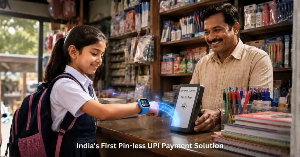 Kids' Smartwatch with PIN-less UPI Payments